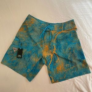 Columbia PFG Riptide Realtree Mako Board Shorts. Size 34 EUC